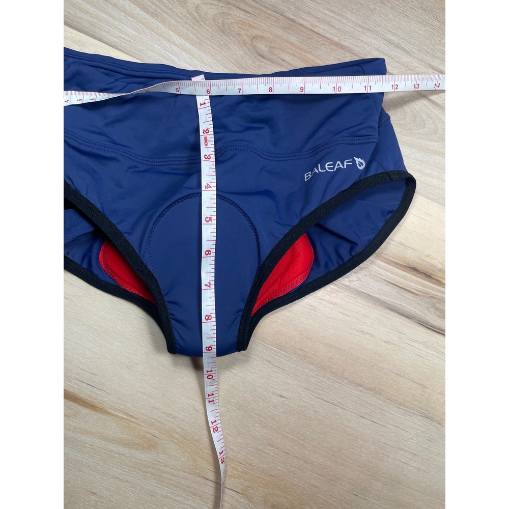 Baleaf Womens Padded Cycling Underwear Shorts Navy Blue 3D Chamois Size Medium - Picture 5 of 8